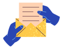 پیش‌نمایش فایل reading-mail-5226387 از پک دست‌های رنگارنگ