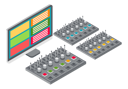 پیش‌نمایش فایل audio-mixer-console-to-work-with-audio-5226434 از پک استودیو فیلم