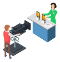 پیش‌نمایش فایل woman-promoter-shooting-product-promotional-video-5226439 از پک استودیو فیلم