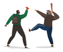 پیش‌نمایش فایل aggressive-men-with-a-baseball-bat-and-brick-5271687 از پک وندال‌ها