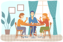 پیش‌نمایش فایل friends-drinking-coffee-5644327 از پک خانواده و دوستان