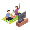 پیش‌نمایش فایل happy-children-playing-board-game-with-parents-5644337 از پک خانواده و دوستان