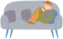 پیش‌نمایش فایل man-sitting-on-couch-drinking-coffee-5644352 از پک خانواده و دوستان