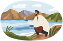 پیش‌نمایش فایل man-exploring-nature-5647729 از پک تحقیق و تحلیل