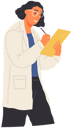 پیش‌نمایش فایل scientist-writing-on-sheet-during-research-5647728 از پک تحقیق و تحلیل