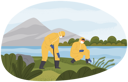 پیش‌نمایش فایل scientists-in-protective-suits-collect-samples-of-water-5647697 از پک تحقیق و تحلیل