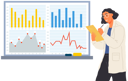 پیش‌نمایش فایل woman-looking-at-statistical-chart-5647703 از پک تحقیق و تحلیل