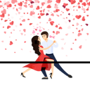 پیش‌نمایش فایل couple-doing-romantic-dance-5642250 از پک عشق