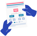 پیش‌نمایش فایل business-workflow-process-chart-5642909 از پک دست‌های رنگارنگ