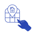 پیش‌نمایش فایل home-location-navigation-5642916 از پک دست‌های رنگارنگ
