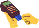 پیش‌نمایش فایل pos-terminal-for-payment-5642901 از پک دست‌های رنگارنگ