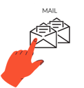 پیش‌نمایش فایل received-new-email-5642915 از پک دست‌های رنگارنگ