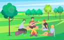 پیش‌نمایش فایل people-sitting-near-campfire-8706976 از پک پارک