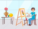 پیش‌نمایش فایل man-artist-painting-piece-of-art-on-canvas-8706943 از پک فعالیت فراغت