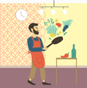 پیش‌نمایش فایل man-cooking-food-8706945 از پک فعالیت فراغت