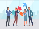 پیش‌نمایش فایل business-team-solution-8706932 از پک فعالیت‌های کسب‌وکار
