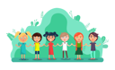 پیش‌نمایش فایل children-together-in-garden-8709403 از پک مردم پارک