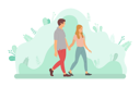 پیش‌نمایش فایل couple-walking-together-in-park-8709387 از پک مردم پارک