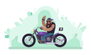 پیش‌نمایش فایل man-riding-bike-8709390 از پک مردم پارک