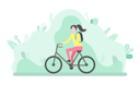 پیش‌نمایش فایل woman-riding-cycle-8709398 از پک مردم پارک