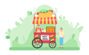 پیش‌نمایش فایل man-selling-fast-food-8709368 از پک فعالیت پارک