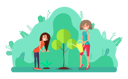 پیش‌نمایش فایل mother-and-daughter-watering-plant-8709369 از پک فعالیت پارک