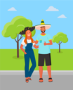 پیش‌نمایش فایل couple-enjoying-together-in-park-8707031 از پک فعالیت پارک