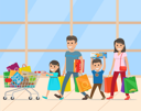 پیش‌نمایش فایل family-going-for-shopping-in-shopping-mall-8707147 از پک خرید