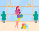 پیش‌نمایش فایل young-girl-with-shopping-bags-8707149 از پک خرید