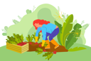 پیش‌نمایش فایل woman-harvesting-root-beet-8707305 از پک مردم کشاورز