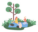 پیش‌نمایش فایل family-enjoying-picnic-in-forest-area-8707321 از پک جنگل