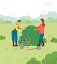 پیش‌نمایش فایل farmer-cutting-tree-8710117 از پک باغ