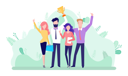 پیش‌نمایش فایل business-team-achieve-business-trophy-8709718 از پک مبانی کسب‌وکار
