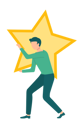پیش‌نمایش فایل young-man-holding-star-8709714 از پک مبانی کسب‌وکار