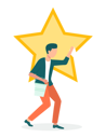 پیش‌نمایش فایل young-man-holding-star-8709737 از پک مبانی کسب‌وکار