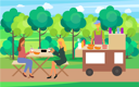 پیش‌نمایش فایل young-lady-talking-food-from-street-food-8709465 از پک فعالیت مزرعه
