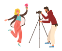پیش‌نمایش فایل cameraman-doing-girl-photoshoot-8709412 از پک عکاس