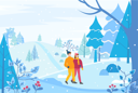 پیش‌نمایش فایل couple-enjoying-winter-8733988 از پک فصل زمستان