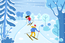 پیش‌نمایش فایل couple-skiing-8733986 از پک فصل زمستان