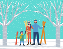پیش‌نمایش فایل family-skateboarding-8733971 از پک فصل زمستان