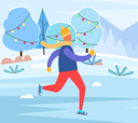 پیش‌نمایش فایل young-boy-enjoying-ice-skate-sport-8733985 از پک فصل زمستان