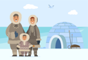پیش‌نمایش فایل ancient-family-wearing-winter-clothes-8733845 از پک مردم زمستان