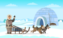 پیش‌نمایش فایل ancient-man-in-winter-clothes-8733839 از پک مردم زمستان