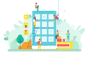 پیش‌نمایش فایل people-working-on-mobile-application-development-8738114 از پک متفرقه