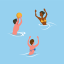 پیش‌نمایش فایل people-playing-ball-in-beach-8738070 از پک فعالیت‌های ساحلی