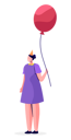 پیش‌نمایش فایل young-girl-holding-balloon-8738059 از پک هدیه کریسمس
