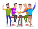 پیش‌نمایش فایل friends-doing-beer-party-8733449 از پک فعالیت افراد