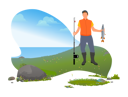 پیش‌نمایش فایل man-fishing-8733444 از پک فعالیت افراد