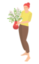 پیش‌نمایش فایل young-lady-carry-flower-pot-8711056 از پک اوقات فراغت