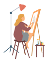 پیش‌نمایش فایل young-lady-drawing-flower-picture-8711051 از پک اوقات فراغت